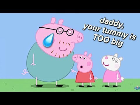 peppa pig saying daddy