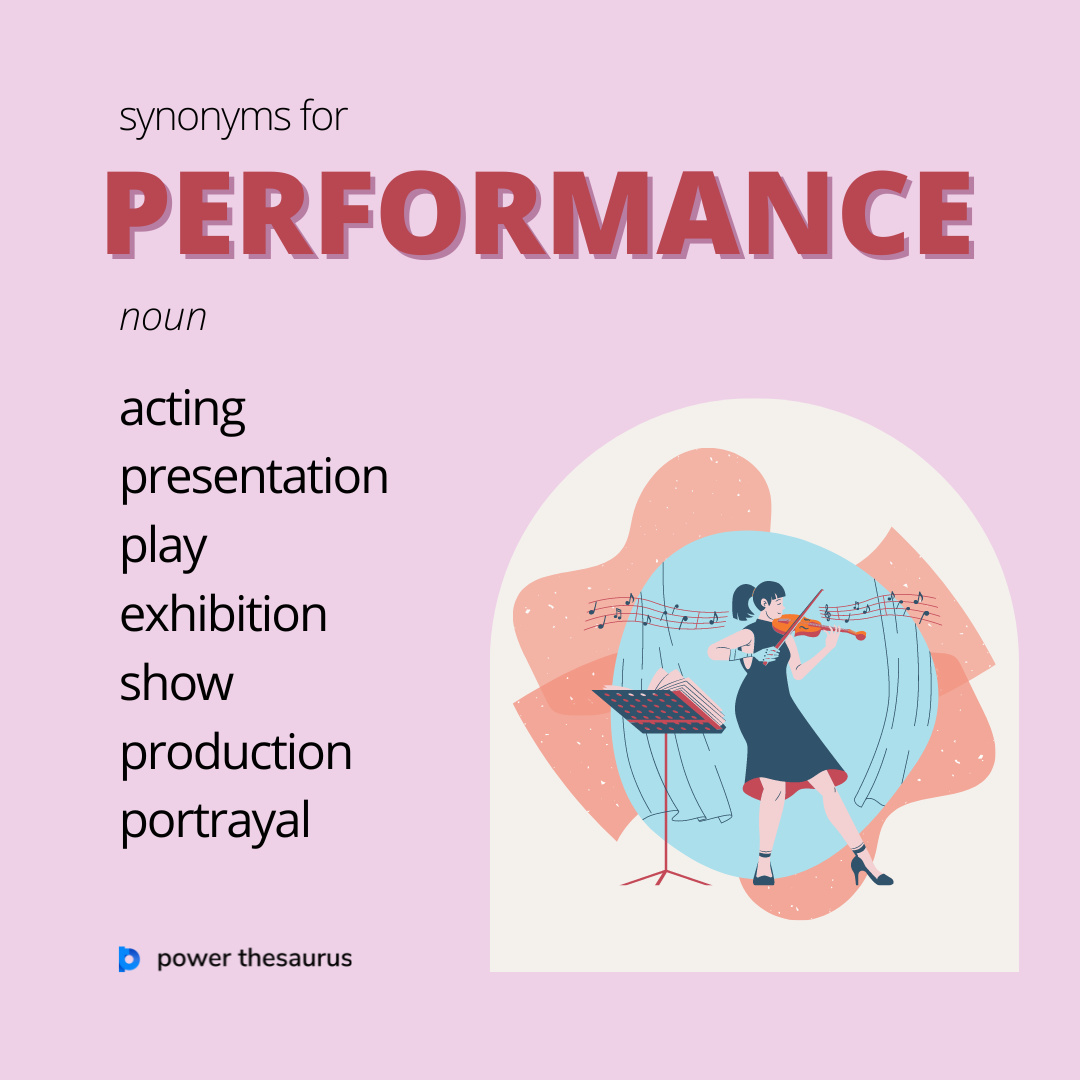 performance synonym