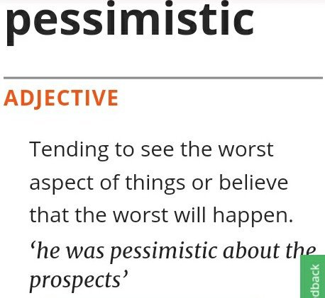 pessimistic synonym