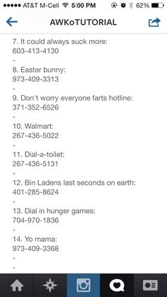 phone numbers prank