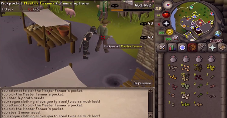 pickpocketing osrs