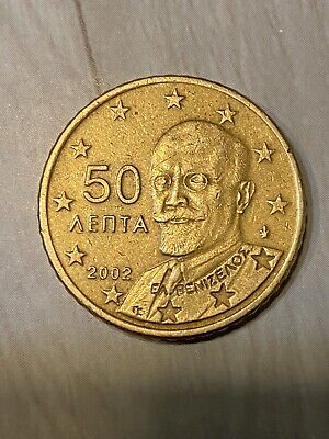 pieces 50 centimes rare 2002