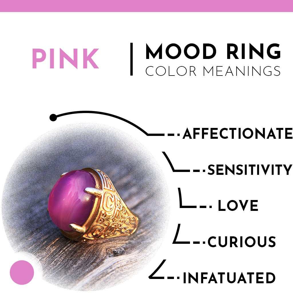 pink mood ring color meaning