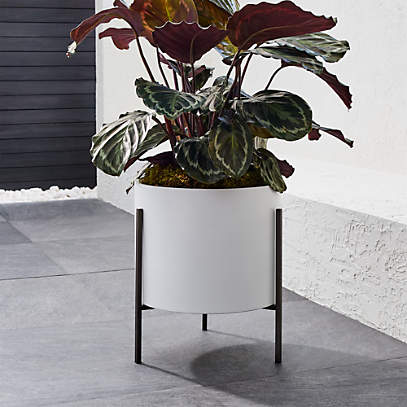 planter with stand outdoor