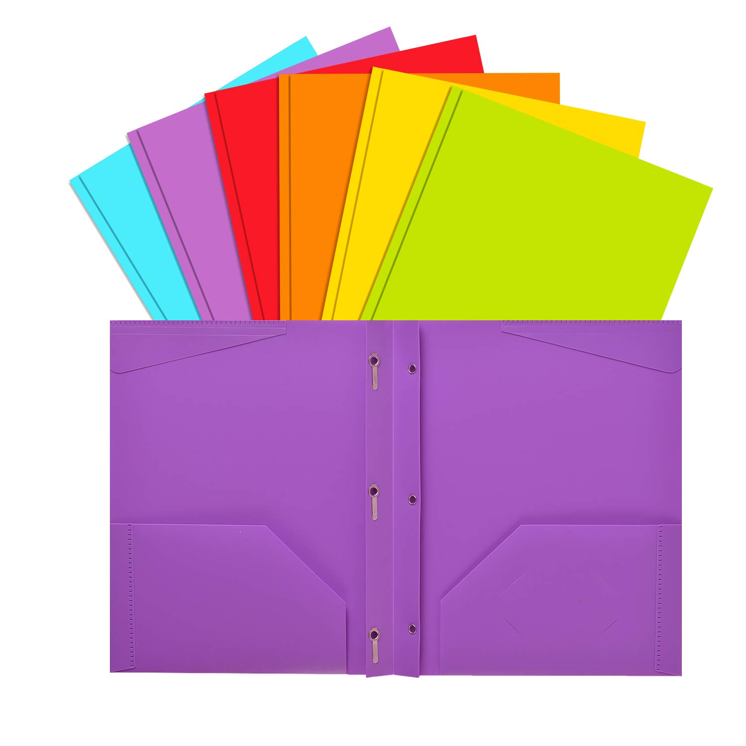 plastic pocket folders