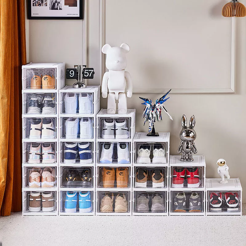 plastic shoe storage