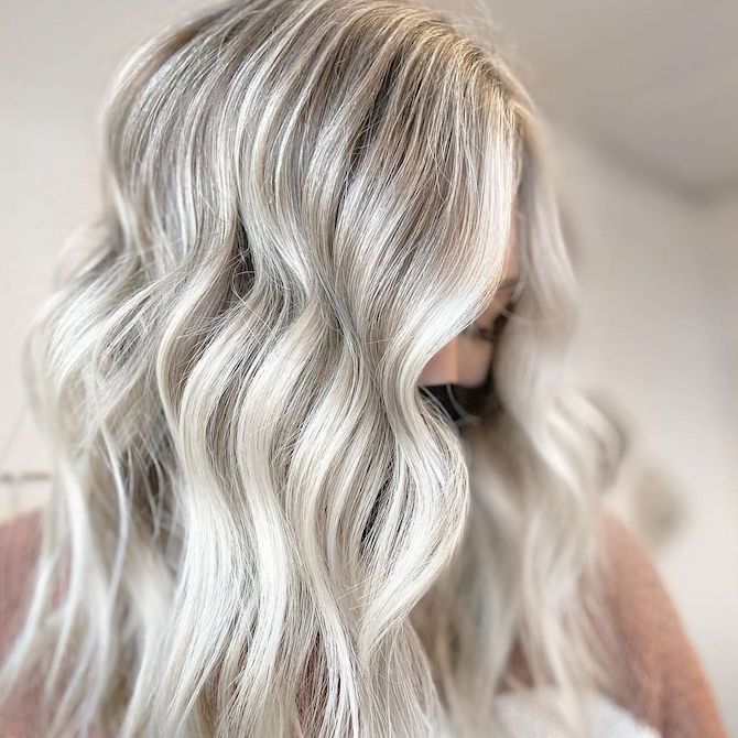 platinum hair highlights