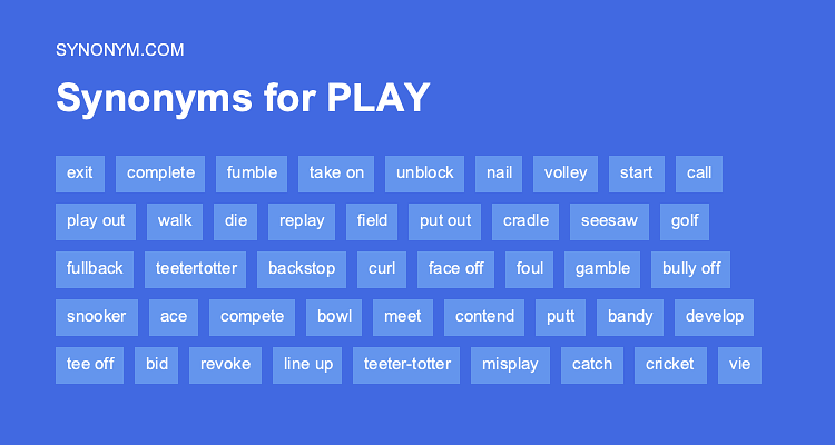 play thesaurus