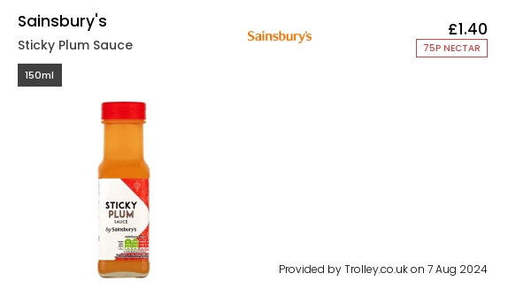 plum sauce sainsburys