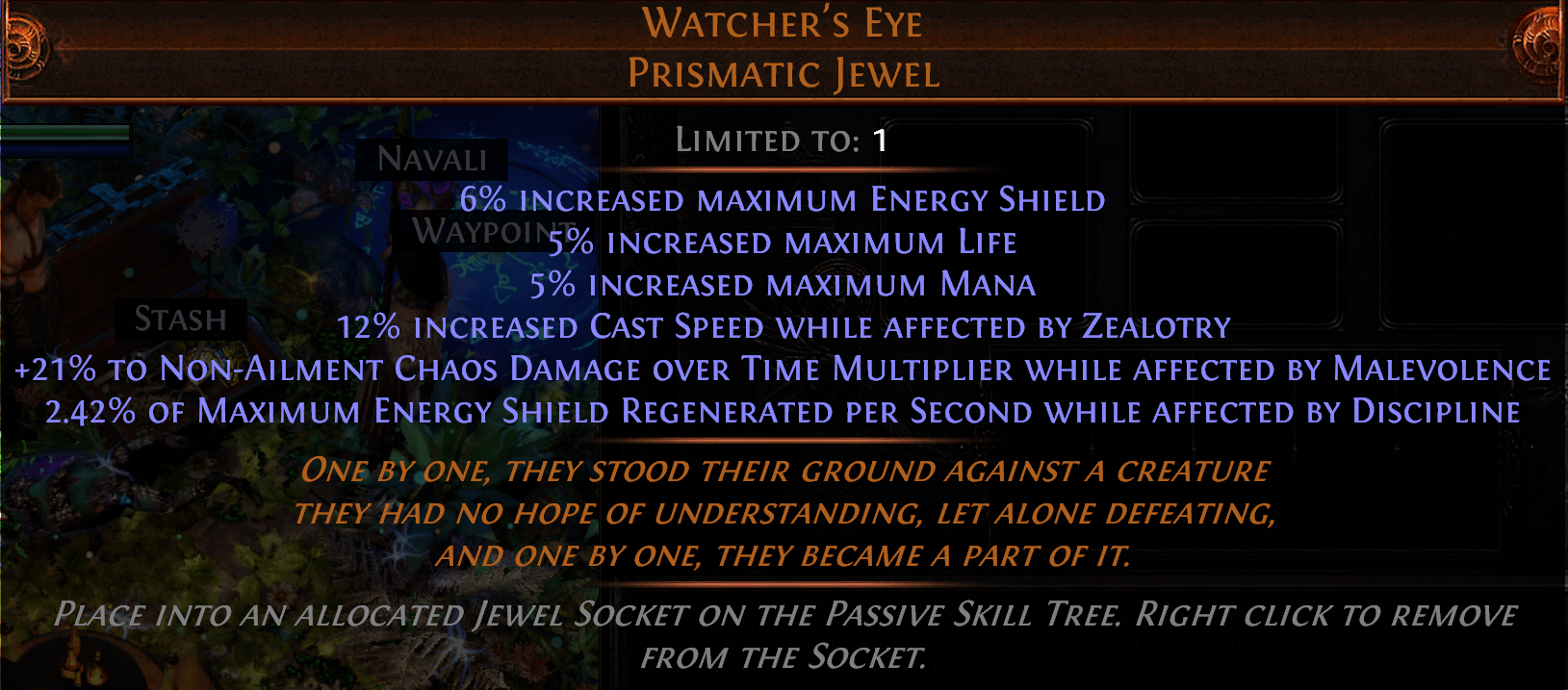 poe watchers eye