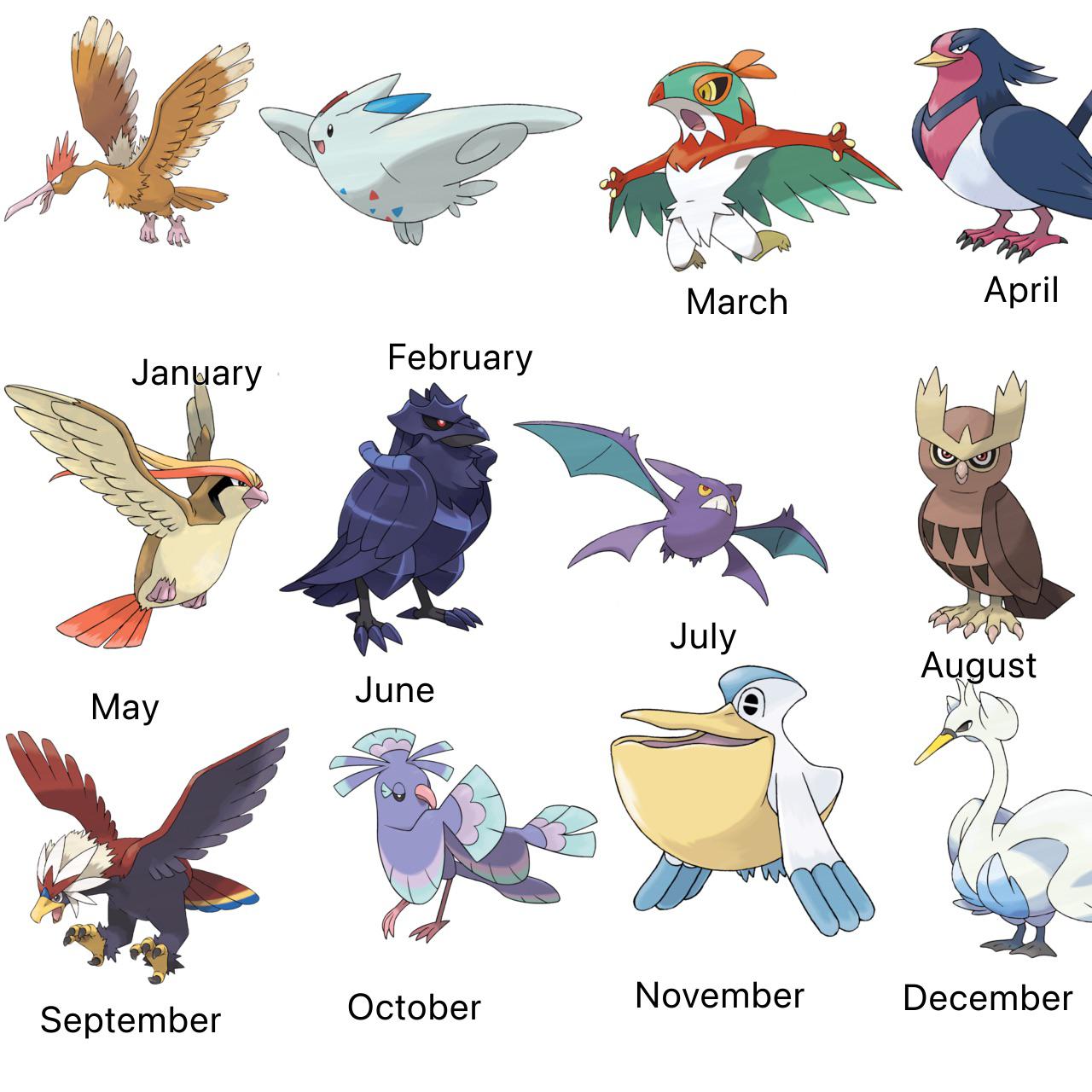 pokemon flying type