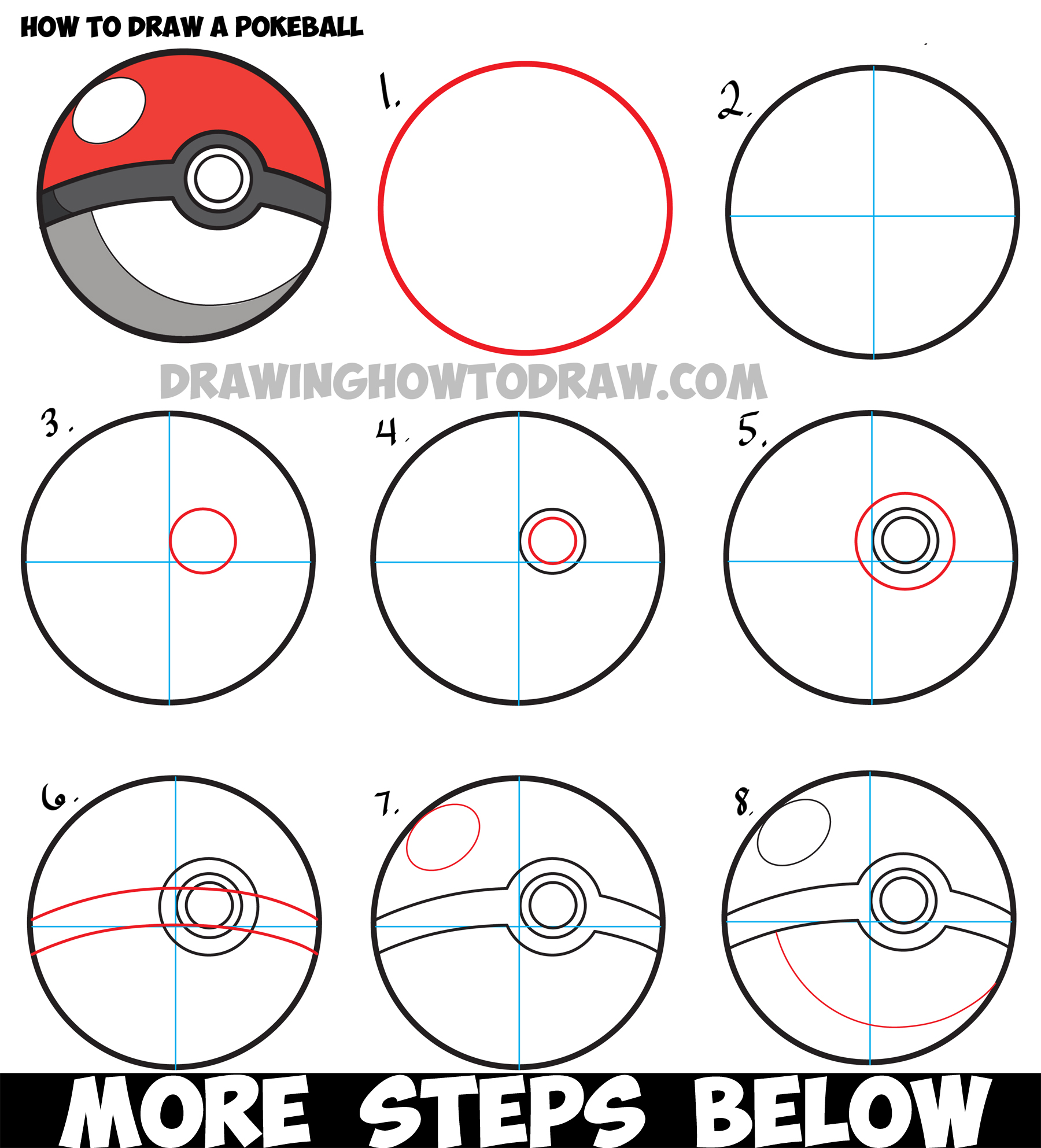 pokemon step by step