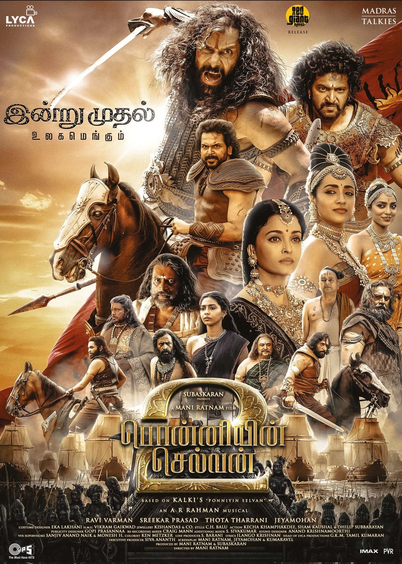 ponniyin selvan 2 rating imdb