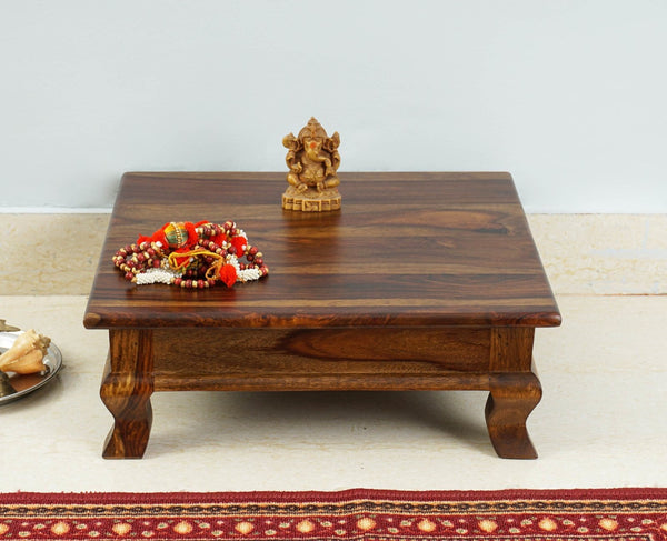 pooja chowki wooden