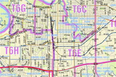 postal codes in edmonton