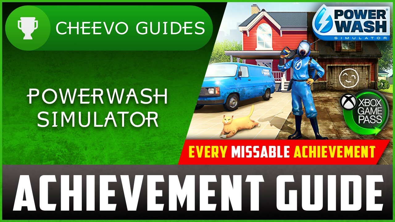 power washing simulator achievements