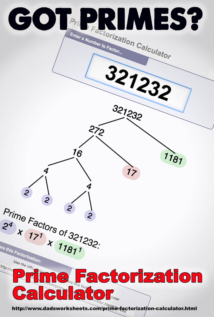 prime number factorization calculator