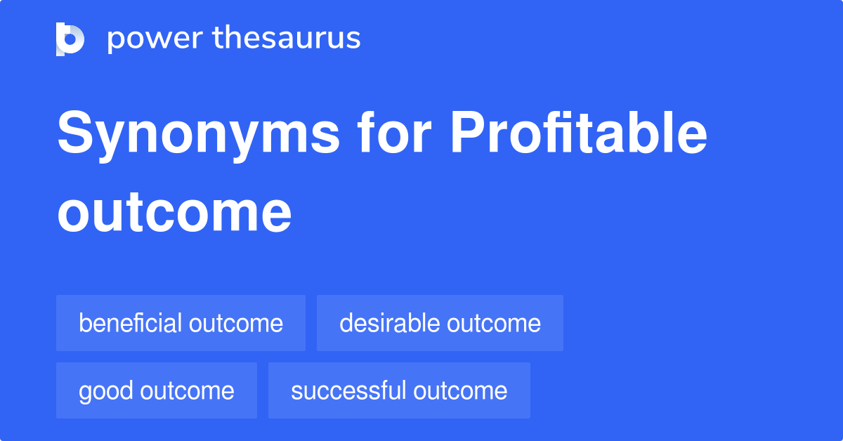 profitability thesaurus