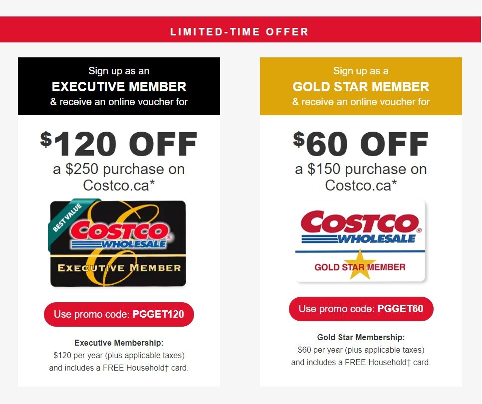 promo codes for costco canada
