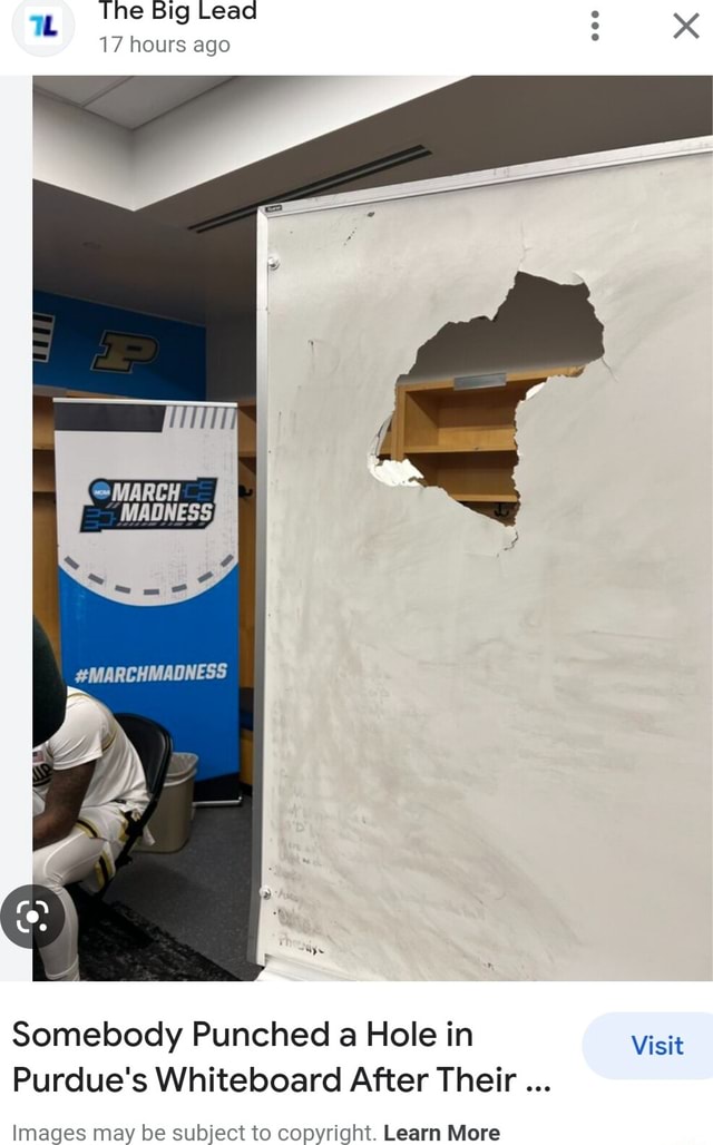 purdue hole in whiteboard