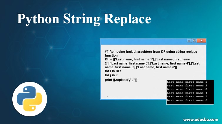 python replaceall