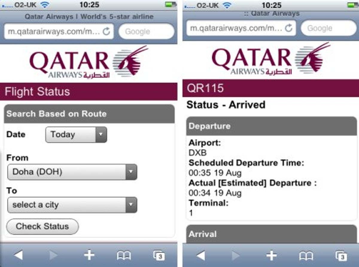 qatar airways online check-in