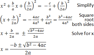 quadratic equation calculator with solution