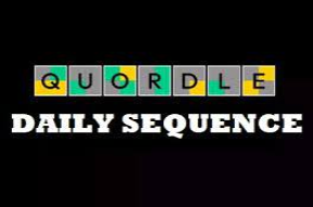 quordle daily sequence answer today