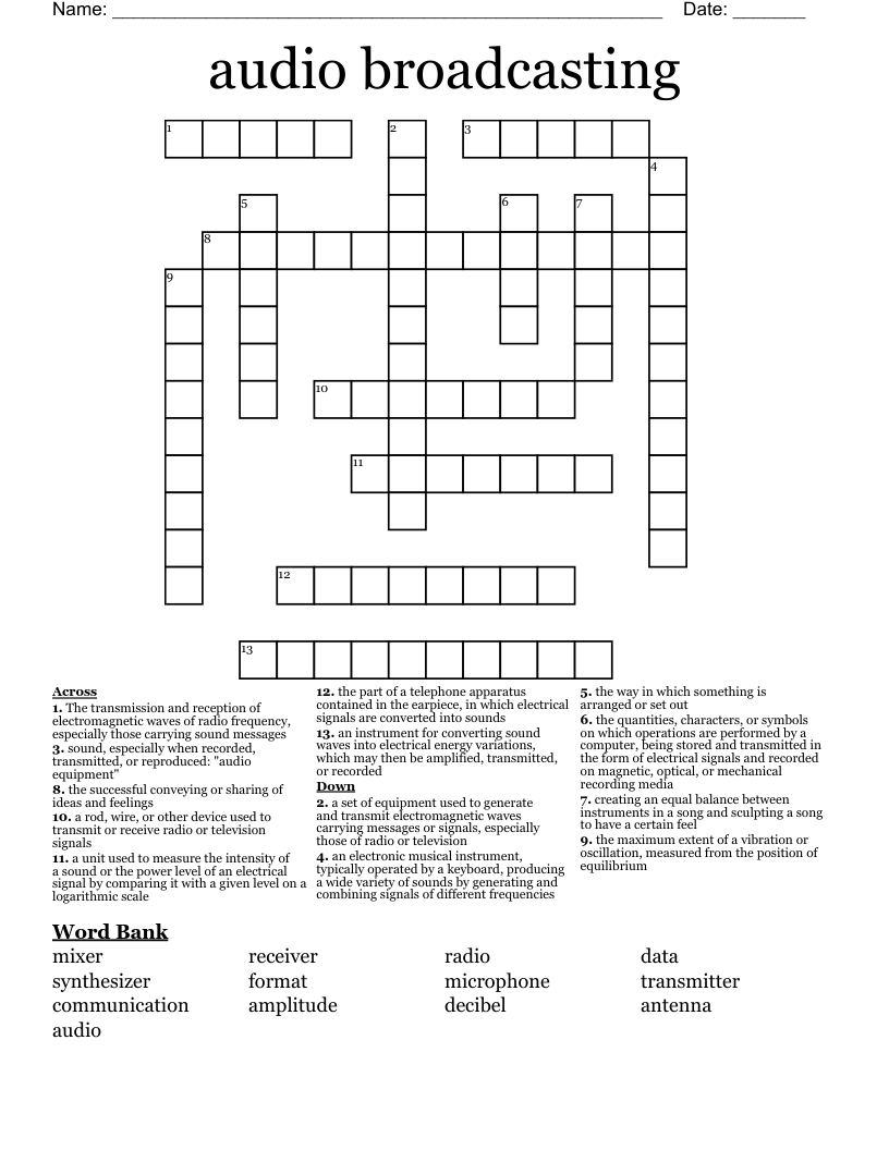 radio receivers crossword clue