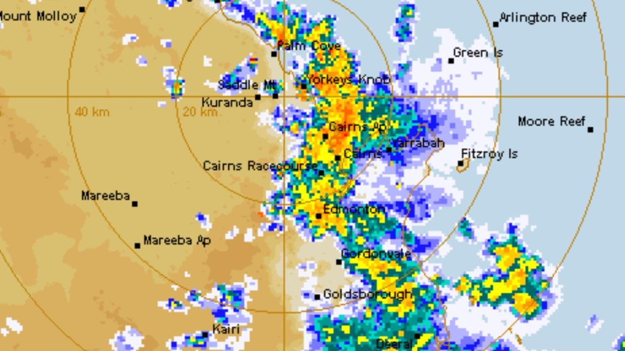 rain radar cairns