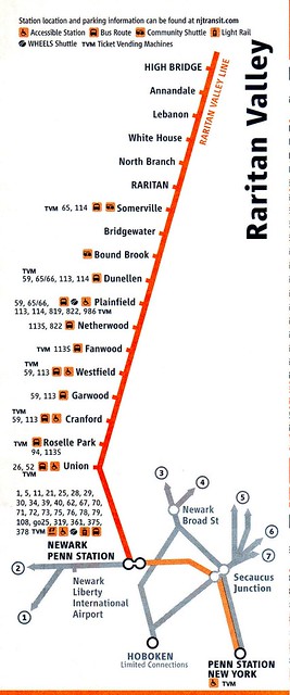 raritan nj train schedule