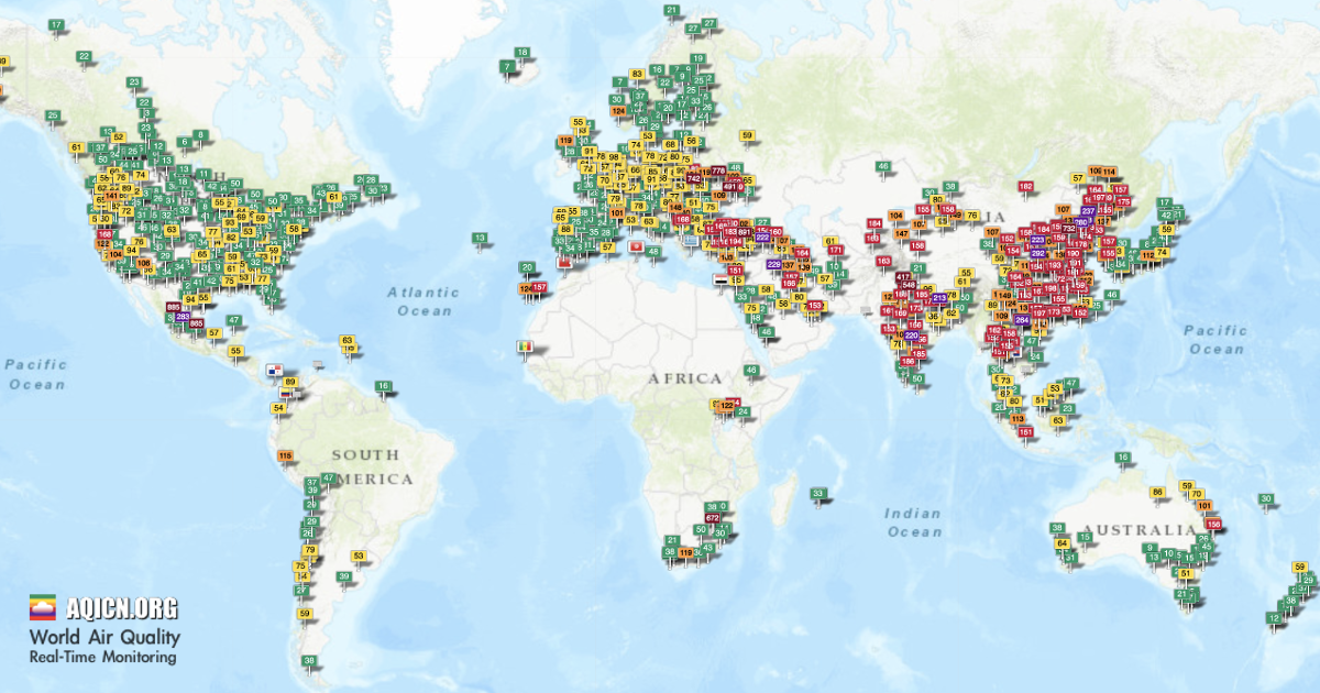 real time air quality index