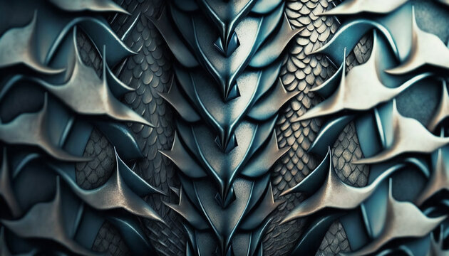 realistic dragon scales