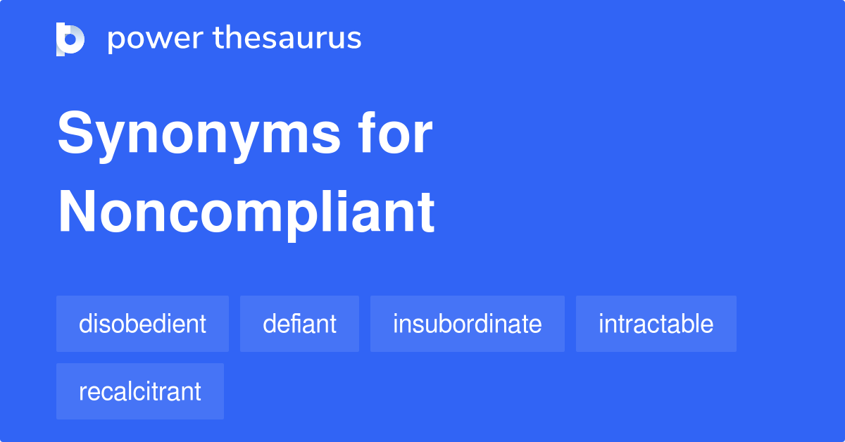 recalcitrant thesaurus