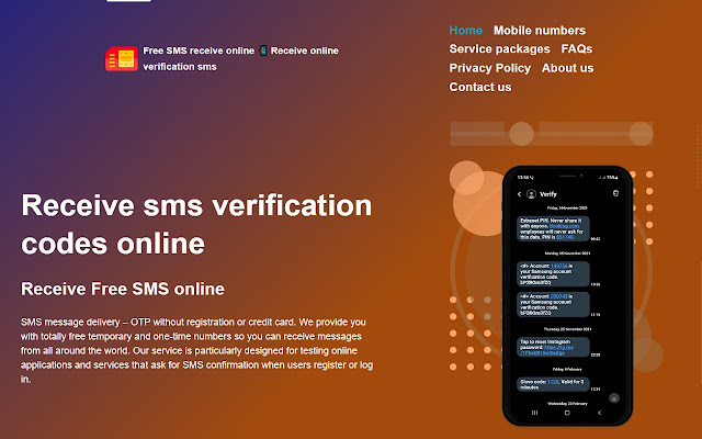 receive sms online uae number free