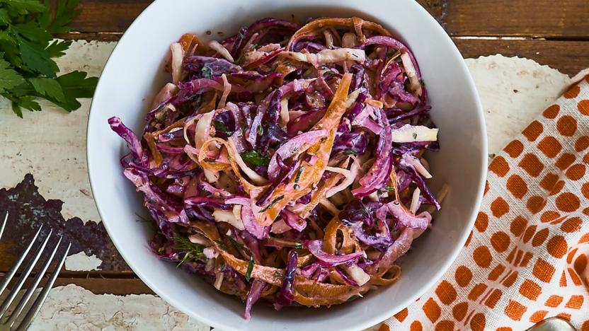 red cabbage coleslaw bbc good food