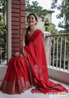 red saree pinterest