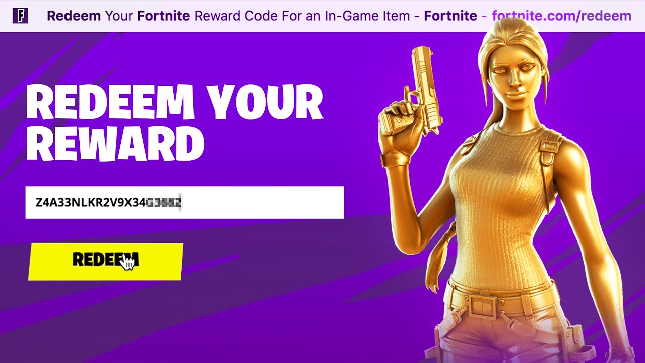 redeem codes fortnite