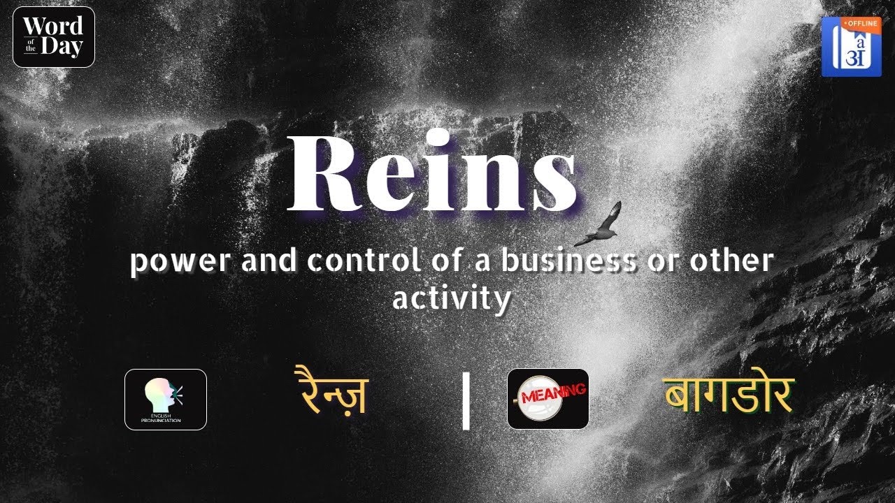 reining meaning in hindi