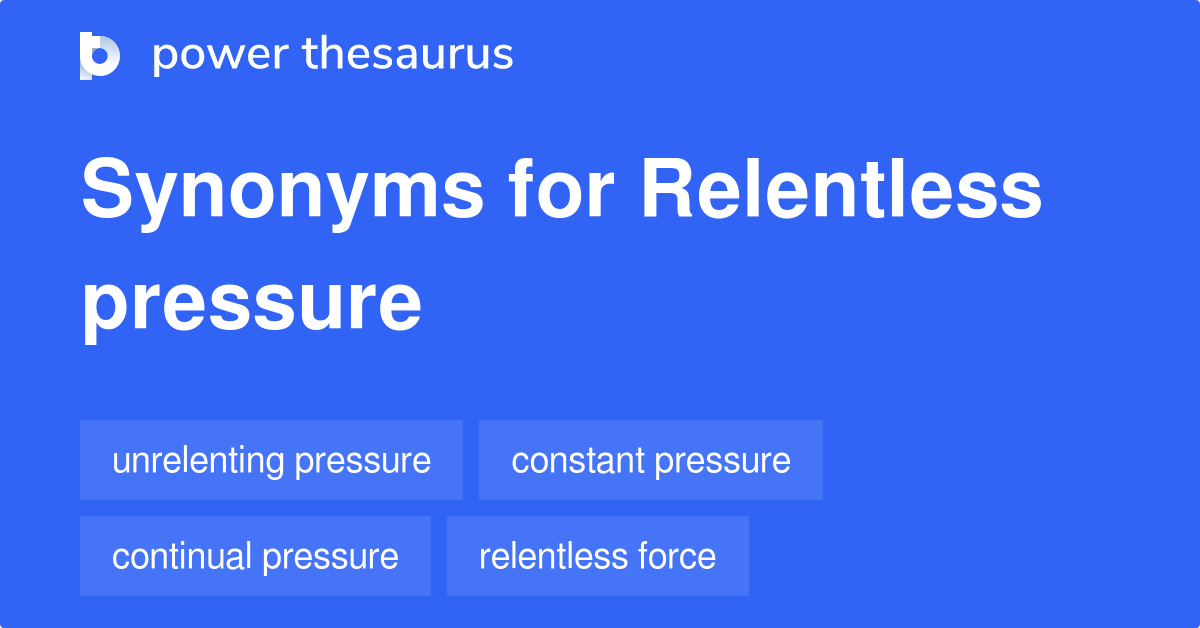 relentless synonym