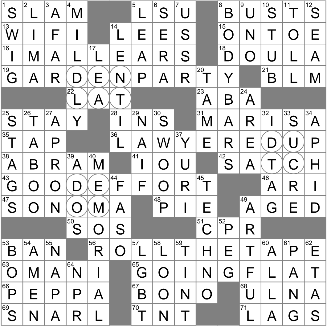 repeat performance crossword clue