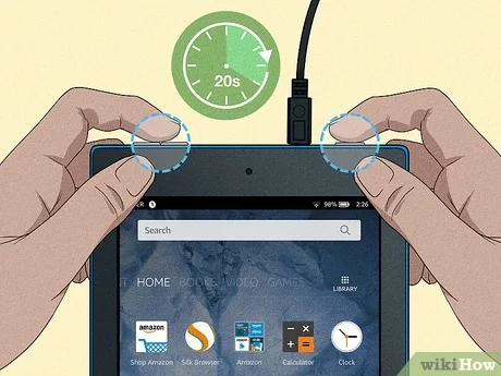 resetting amazon kindle fire