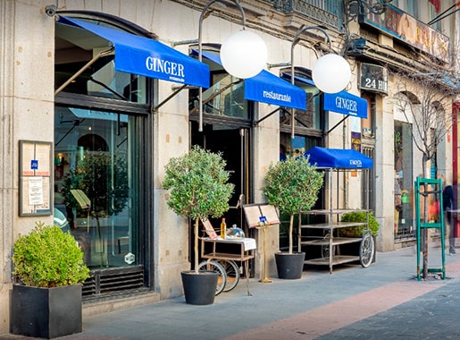 restaurante ginger en madrid