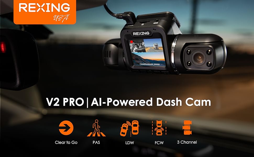 rexing v2 pro ai dash cam