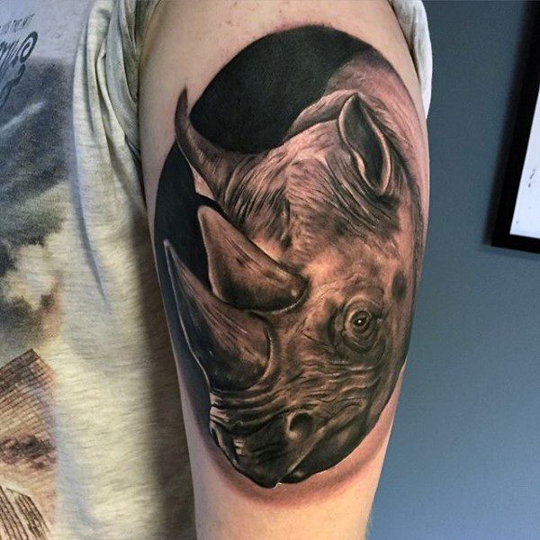 rhino tattoo designs