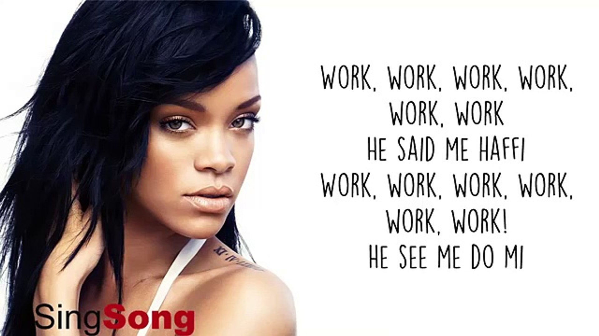 rihanna work şarkı sözleri