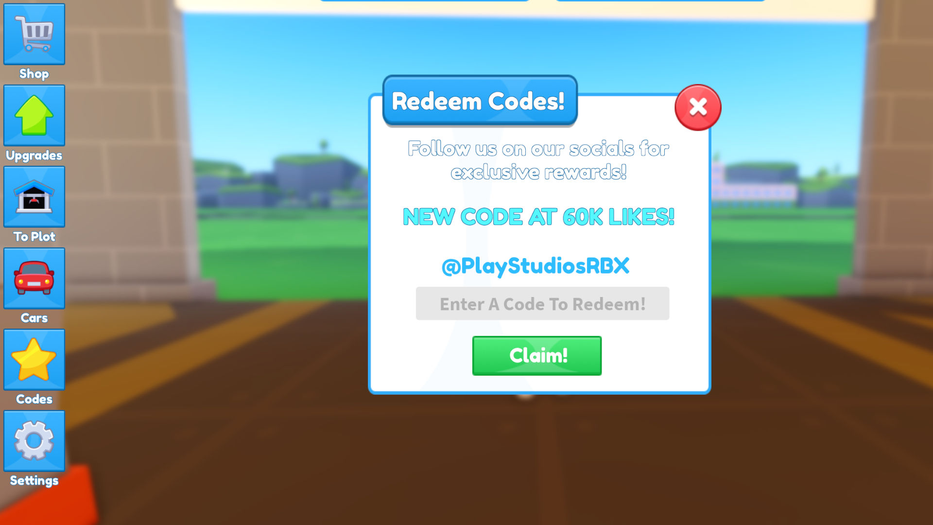 roblox car factory tycoon codes