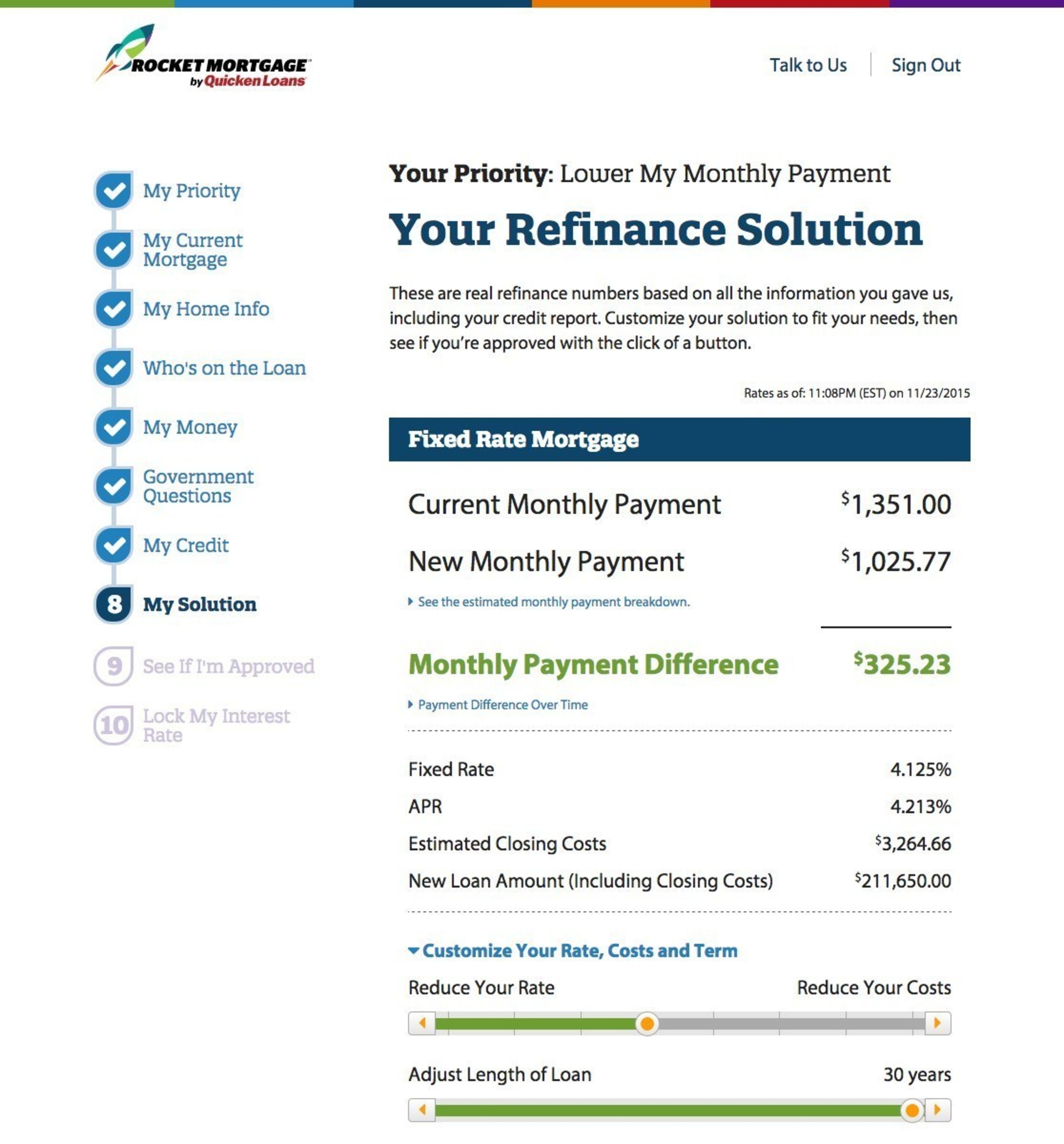 rocket mortgage loss draft department