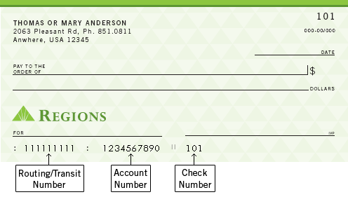 routing number for regions bank missouri