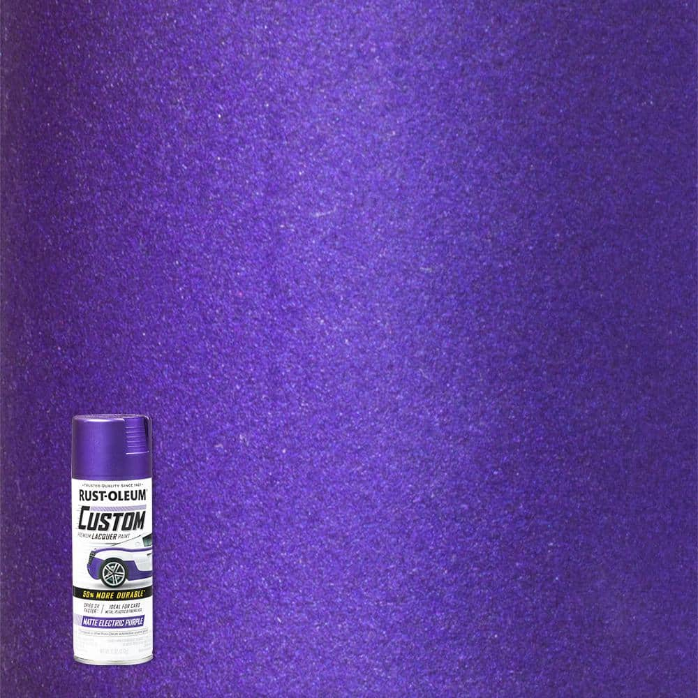 rust oleum purple spray paint